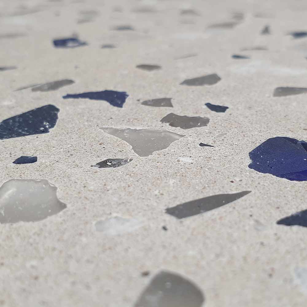 Conscious Forms - 2023 conscious forms woolwich terrazzo worktops island detail