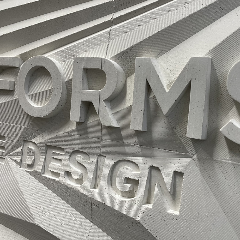 Conscious Forms - cf concrete sculptural signage square4
